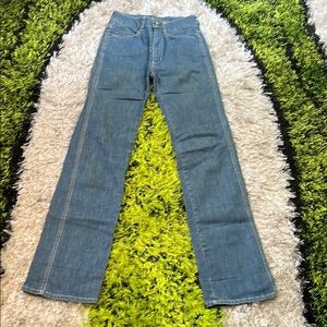 MiH Blue Flare Wide Leg Jeans